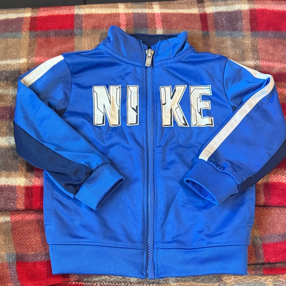 Nike Kids Royal Blue Zip-Up Hoodie - Picture 1 of 2